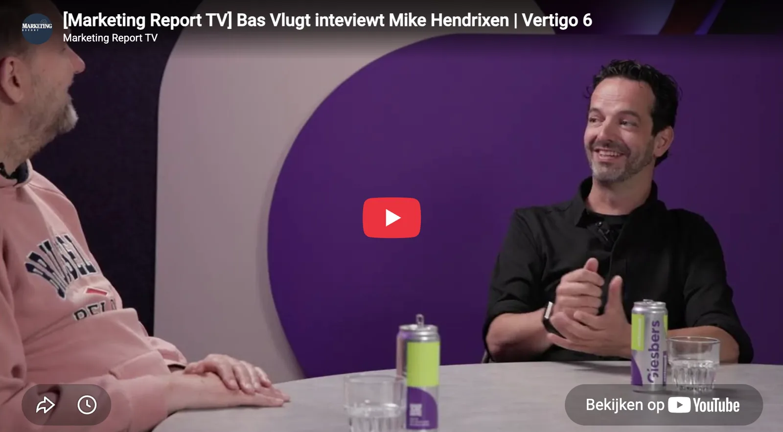 Marketing Report TV: Bas Vlugt interviewt Mike